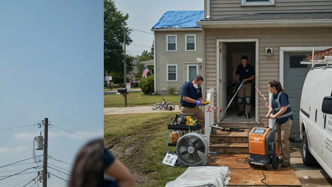 Water Damage Repair in Prairieton, IN near me